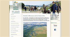 Desktop Screenshot of hohe-geba.de